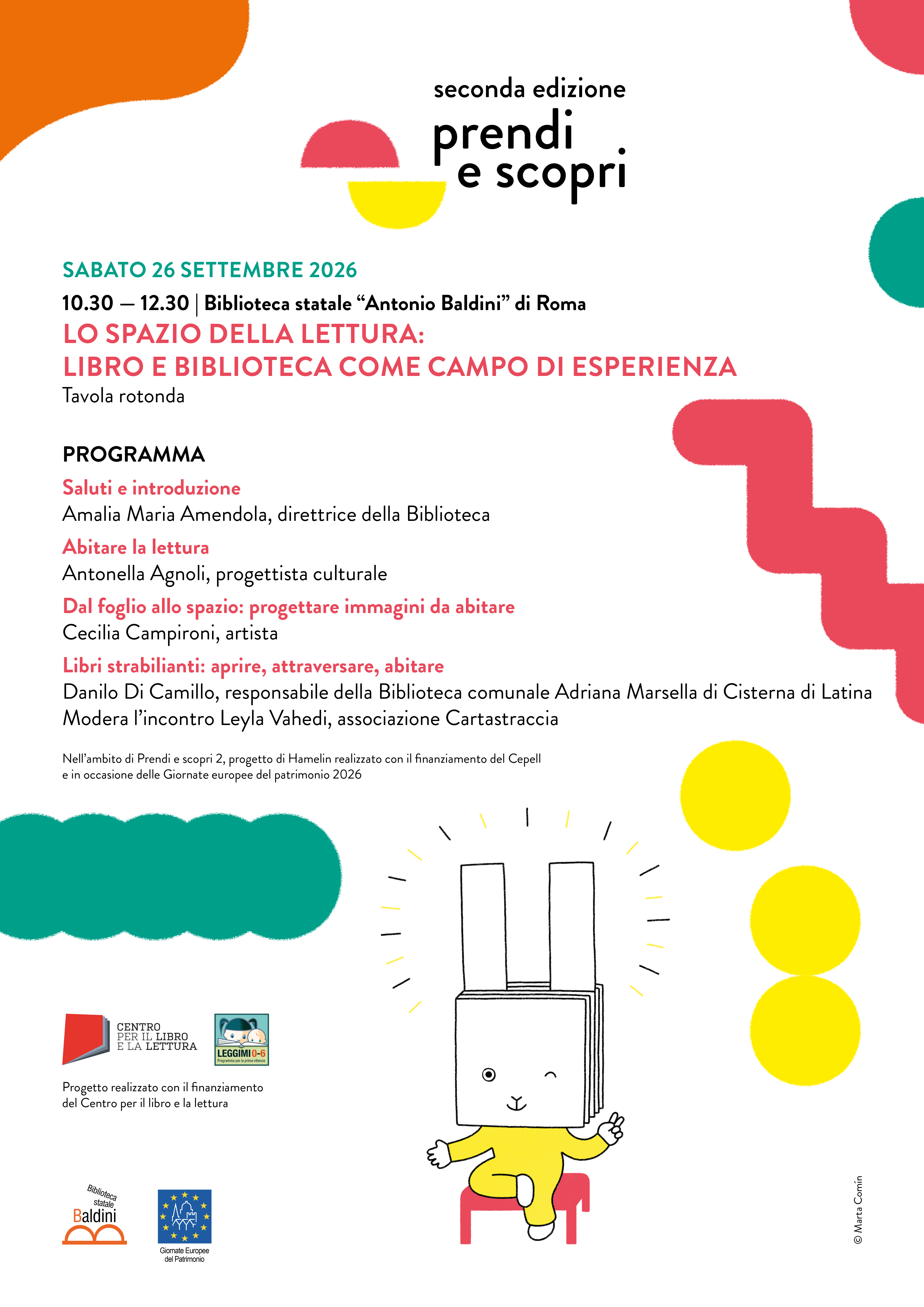 Tavola rotonda "Lo spazio della lettura: libro e biblioteca come campo di esperienza"